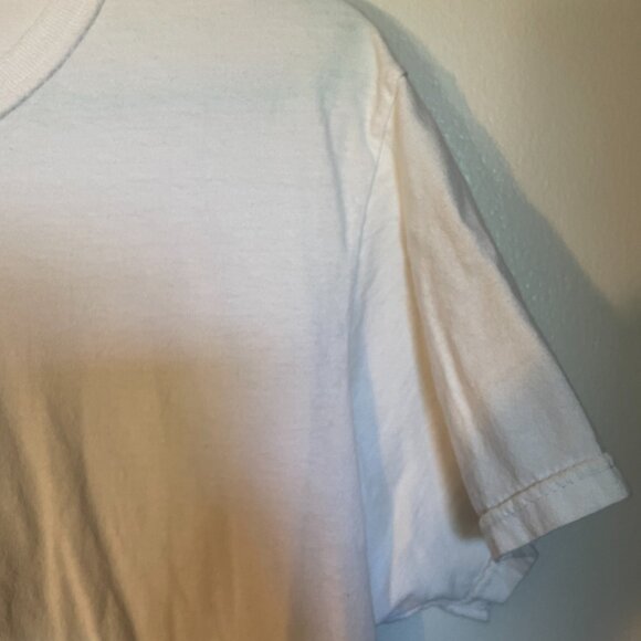 M Fruit of the Loom Eversoft White Short Sleeve T-shirt - Picture 3 of 4